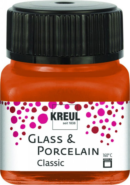 Kreul Glas- en Porseleinverf Classic 20 ml - Metallic Koper