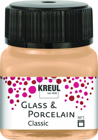 Kreul Glas- en Porseleinverf Classic 20 ml - Metallic Champagne