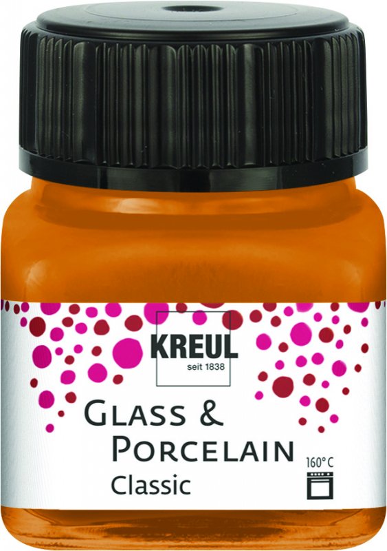 Kreul Glas- en Porseleinverf Classic 20 ml - Metallic Goudbrons