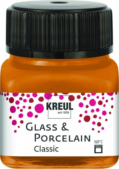 Kreul Glas- en Porseleinverf Classic 20 ml - Metallic Goudbrons
