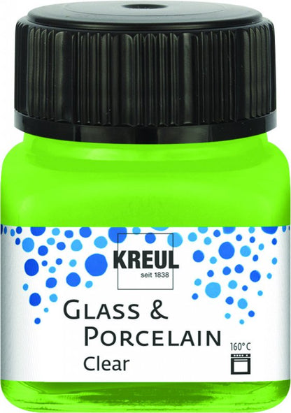 Kreul Glass & Porcelain Clear 20 ml - Appelgroen