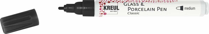 Kreul Glass & Porcelain Porseleinstift Classic - Zwart