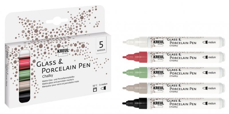 Kreul Glas & Porselein Stiften Sets