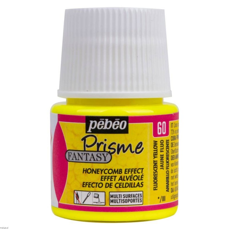 Pebeo Fantasy Prisme Effectverf 45 ml - Fluo Geel