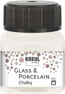 Kreul Glas- en Porseleinverf Chalky 20 ml - White Cotton