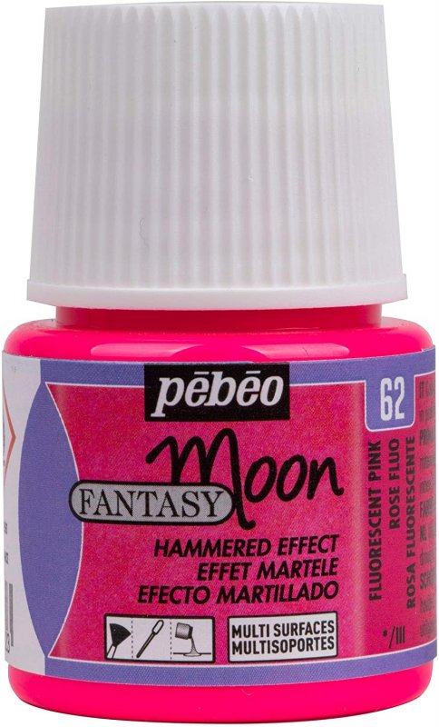 Pebeo Fantasy Moon Effectverf 45 ml - Fluo Rose