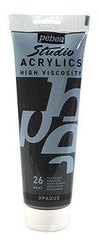 Pebeo Studio Acrylverf 250 ml - Mars Black