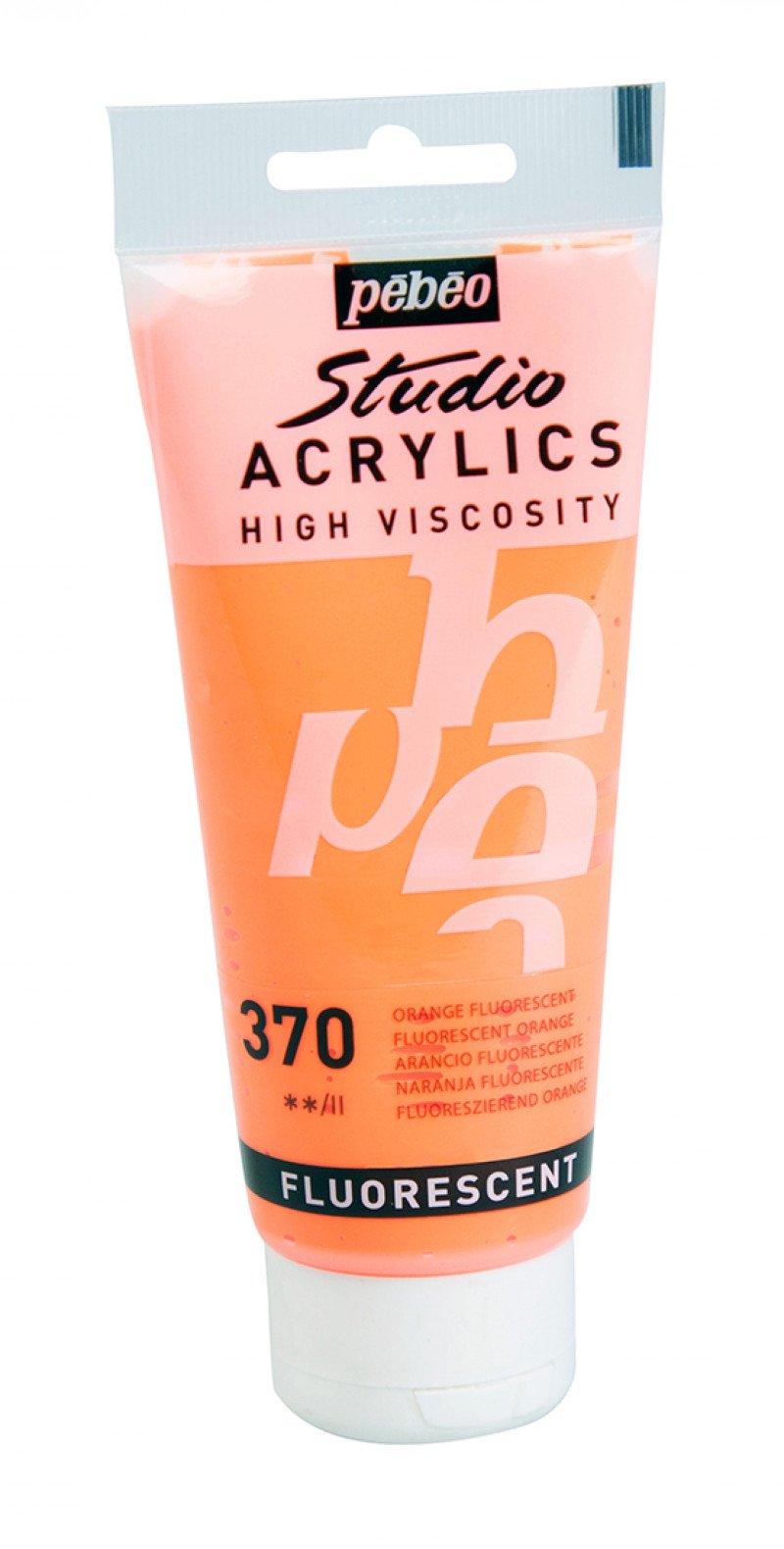 Pebeo Studio Acrylverf 100 ml - 370 - Fluo oranje