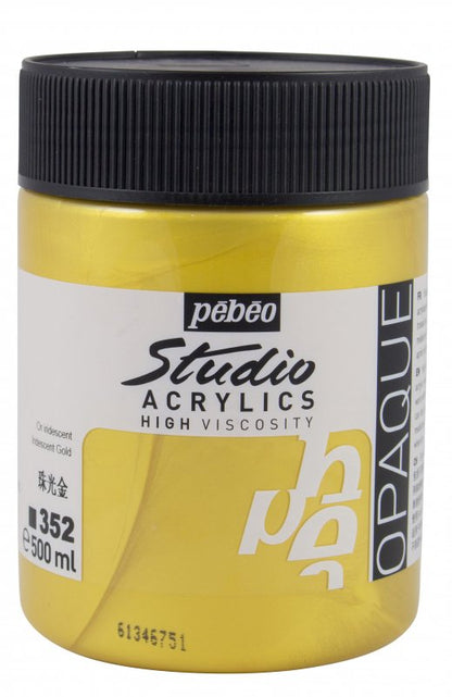 Pebeo Studio Acrylverf 500 ml - 352 - Goud