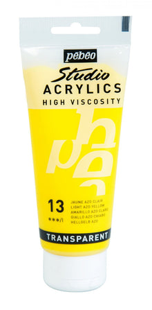 Pebeo Studio Acrylverf 100 ml - 13 - Licht azo geel