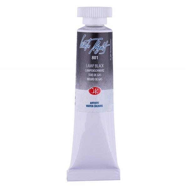 White Nights Watercolour Tube 10 ml - Lamp Black