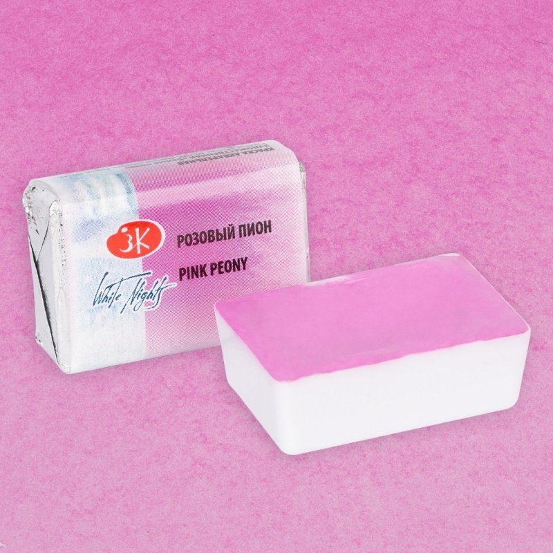 White Nights Watercolour Pan 2.5 ml - Kleuren N-Z - Pink Peony