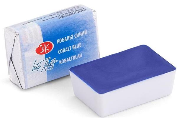 White Nights Watercolour Pan 2.5 ml - Kleuren A-M - Cobalt Blue