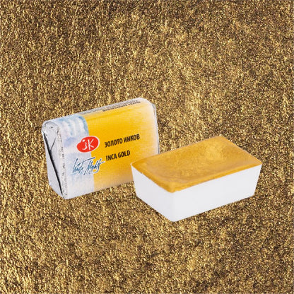 White Nights Watercolour Pan 2.5 ml - Kleuren A-M - Inca Gold