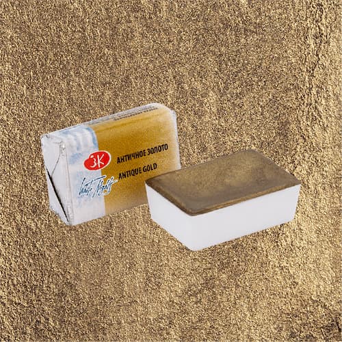White Nights Watercolour Pan 2.5 ml - Kleuren A-M - Antique Gold