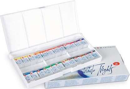 White Nights Watercolour Sets - Plastic box - 24 pack