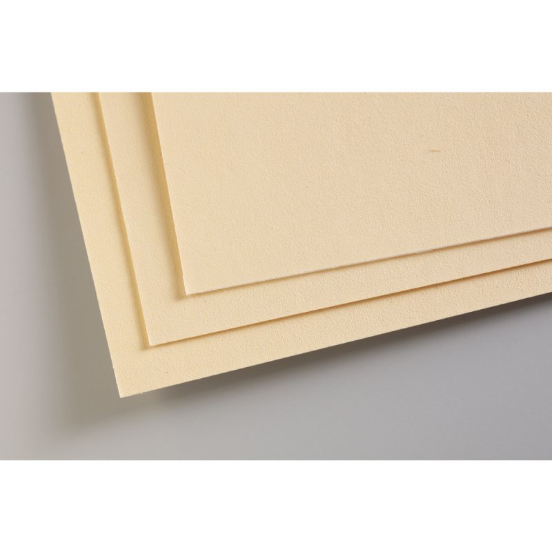 Clairefontaine Pastelmat Pastelpapier 24 x 32 cm - 5 vel - Maïs - 24 x 32 cm - 5 vel