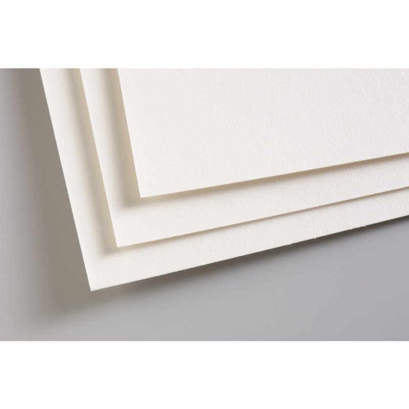 Clairefontaine Pastelmat Pastelpapier 24 x 32 cm - 5 vel - Wit - 24 x 32 cm - 5 vel