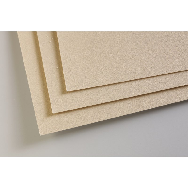 Clairefontaine Pastelmat Pastelpapier 24 x 32 cm - 5 vel - Zand - 24 x 32 cm - 5 vel