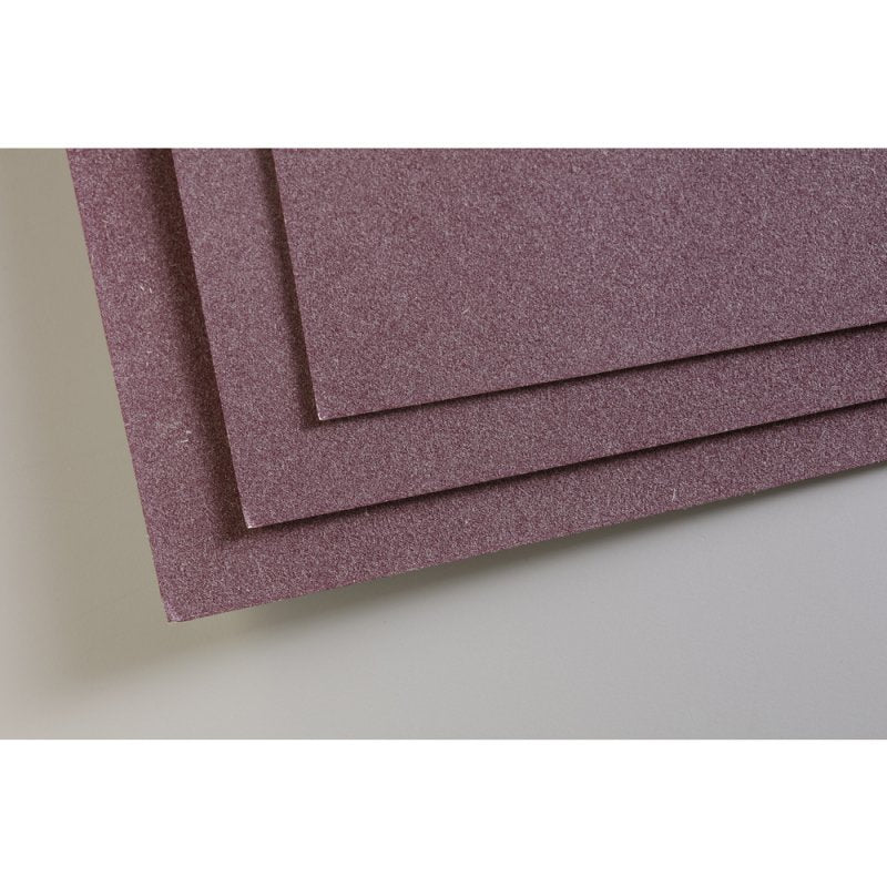 Clairefontaine Pastelmat Pastelpapier 24 x 32 cm - 5 vel - Wijnrood - 24 x 32 cm - 5 vel