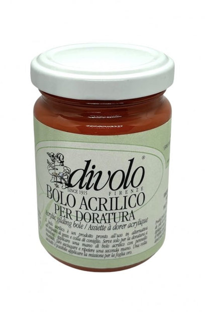 Divolo Acryl-Poliment Vergulden Ondergrond 125 ml - Rood
