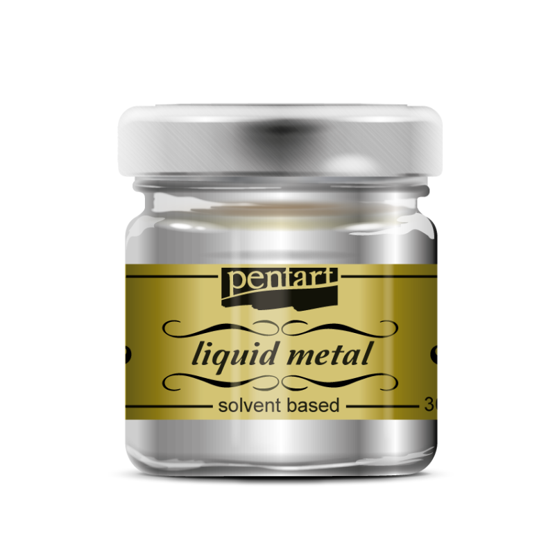 Pentart Vloeibare Metaalverf 30 ml