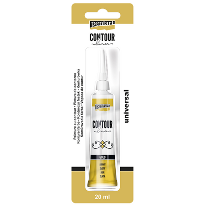 Pentart Universal Contour Liner 20 ml - Gold