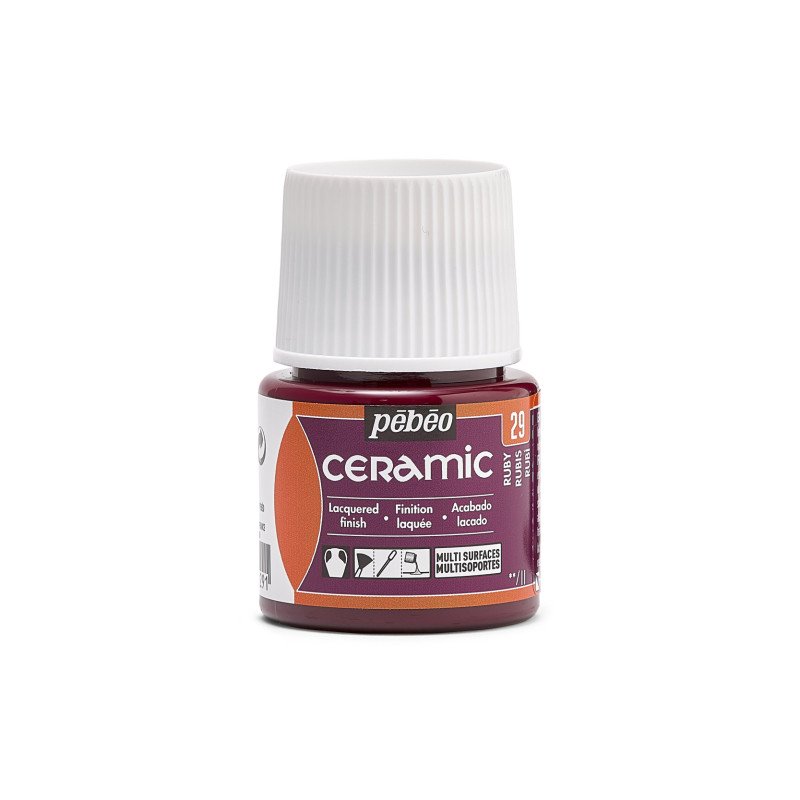 Pebeo Ceramic Paint 45 ml - 29 - Robijn