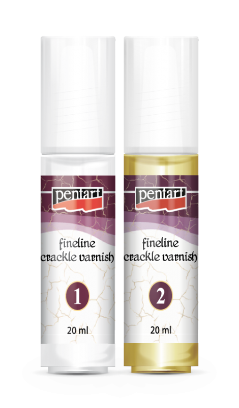 Pentart Fineline 2-Componenten Craquelé Vernis