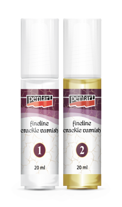 Pentart Fineline 2-Componenten Craquelé Vernis - 2 x 20 ml