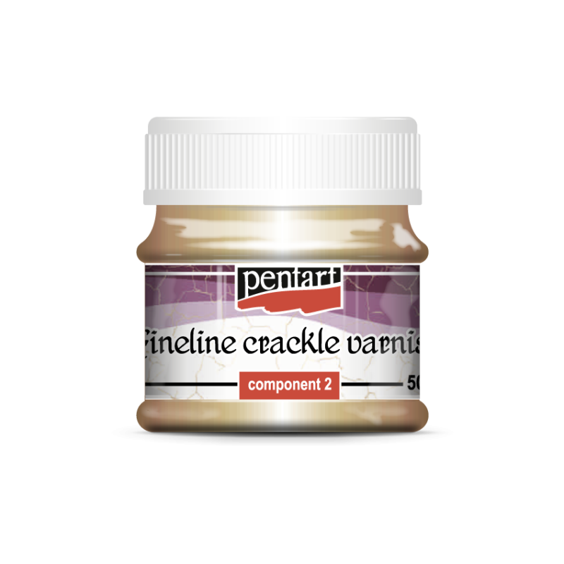 Pentart Fineline 2-Componenten Craquelé Vernis