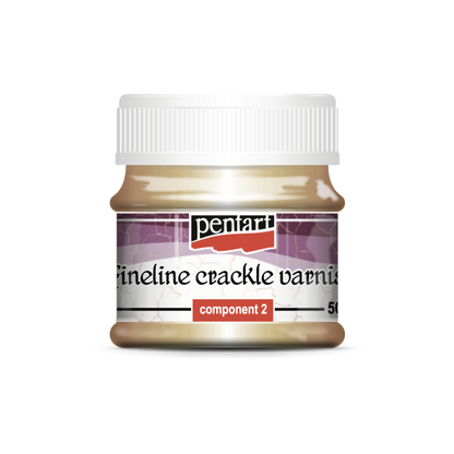 Pentart Fineline 2-Componenten Craquelé Vernis