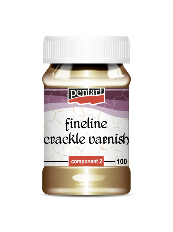 Pentart Fineline 2-Componenten Craquelé Vernis