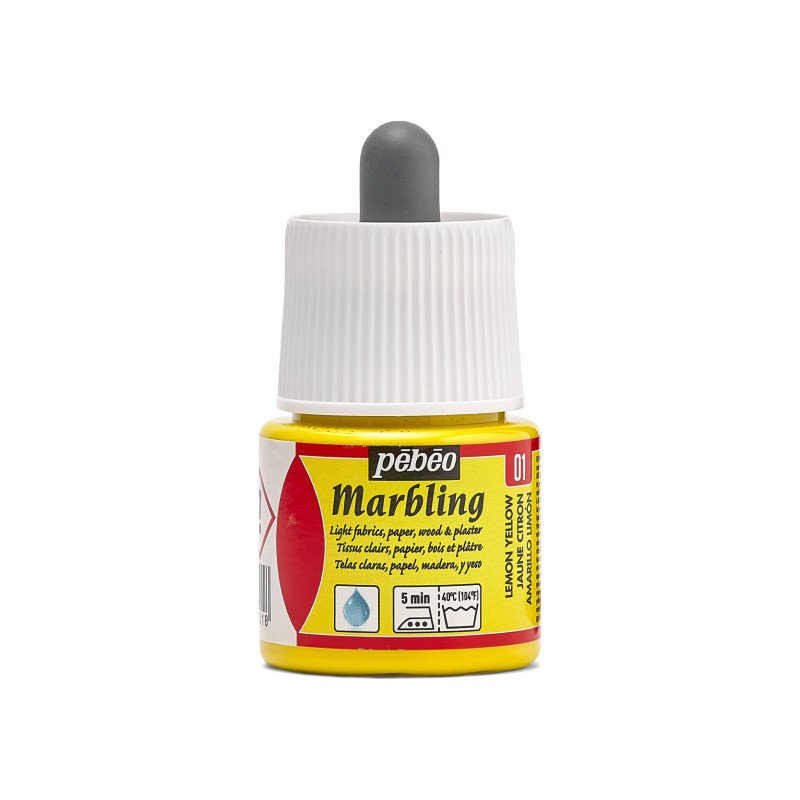 Pebeo Marbling Ink 45 ml - Lemon Yellow