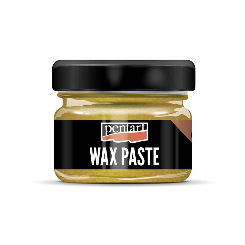 Pentart Gekleurde Bijenwas Waspasta 20 ml - Metallic Geel