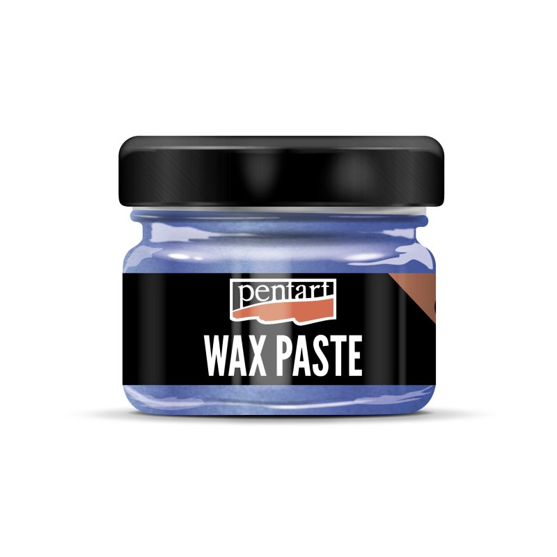 Pentart Gekleurde Bijenwas Waspasta 20 ml - Metallic Blauw