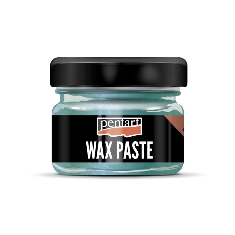 Pentart Gekleurde Bijenwas Waspasta 20 ml - Metallic Turkoois