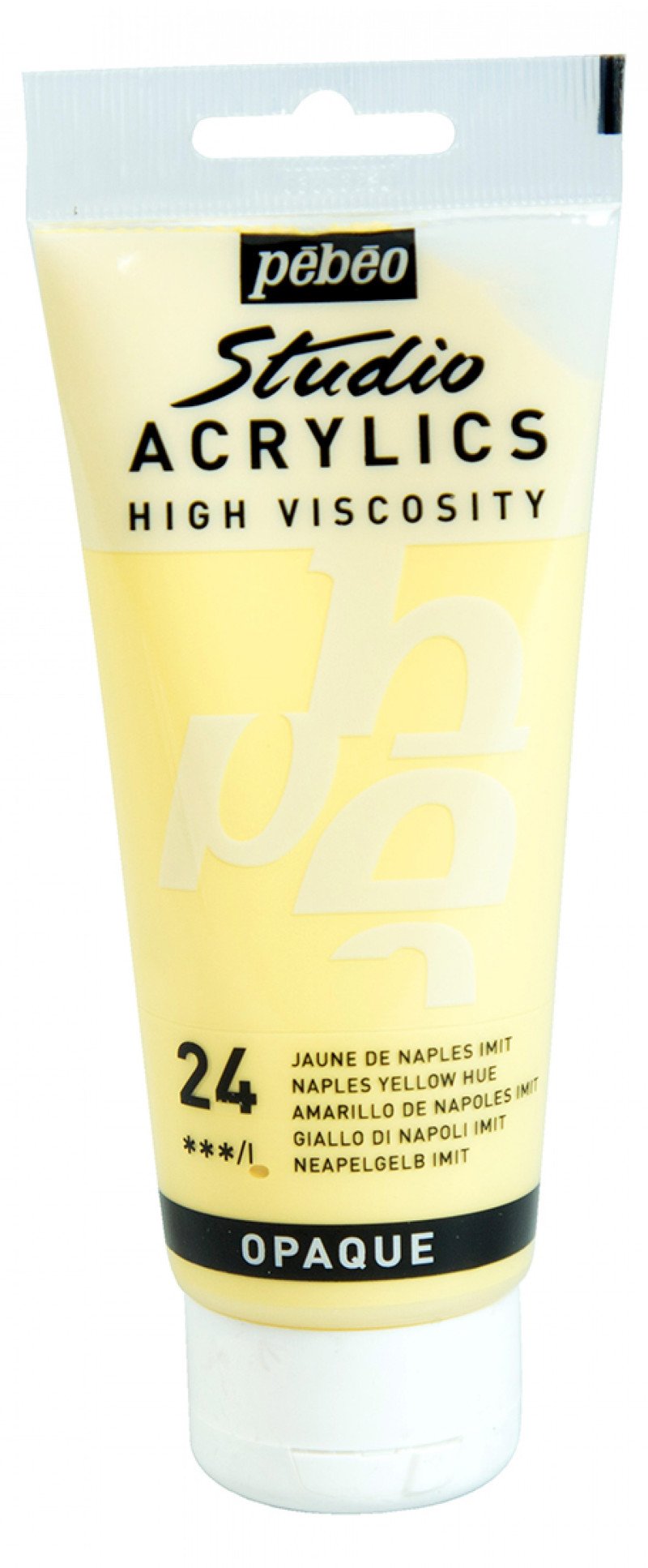 Pebeo Studio Acrylverf 100 ml - 24 - Napelsgeel imitatie
