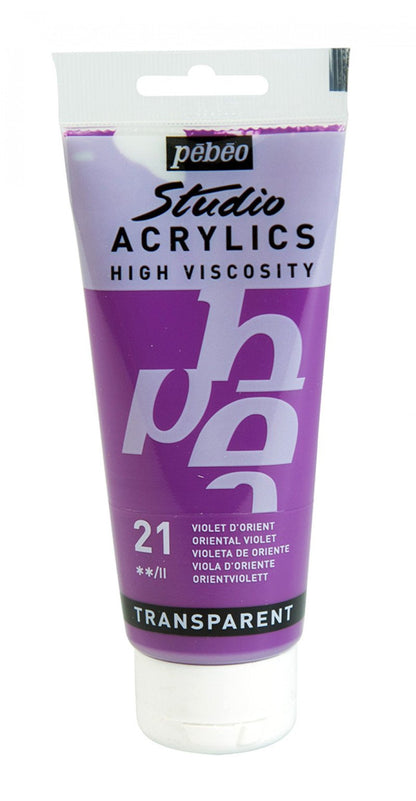 Pebeo Studio Acrylverf 100 ml - 21 - Oosters violet