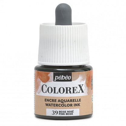 Pebeo Colorex Aquarelinkt 45 ml - 39 - Roze Beige