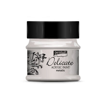 Pentart Delicate Metallic Acrylverf 50 ml - Zilver