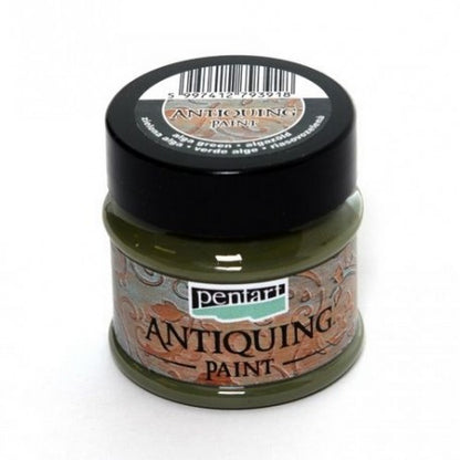 Pentart Antiquing Paint 50 ml - Alga Green
