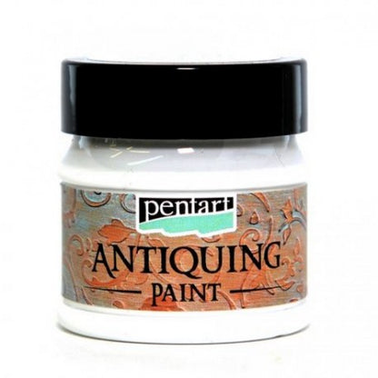 Pentart Antiquing Paint 50 ml - White