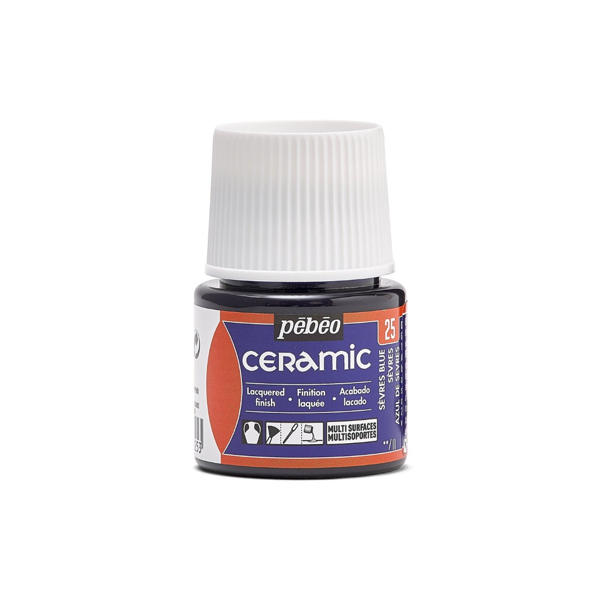 Pebeo Ceramic Paint 45 ml - 25 - Sèvres blauw