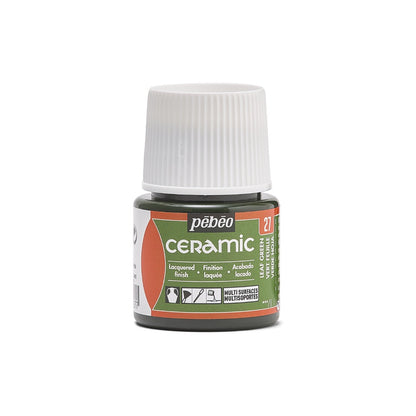 Pebeo Ceramic Paint 45 ml - 27 - Bladgroen
