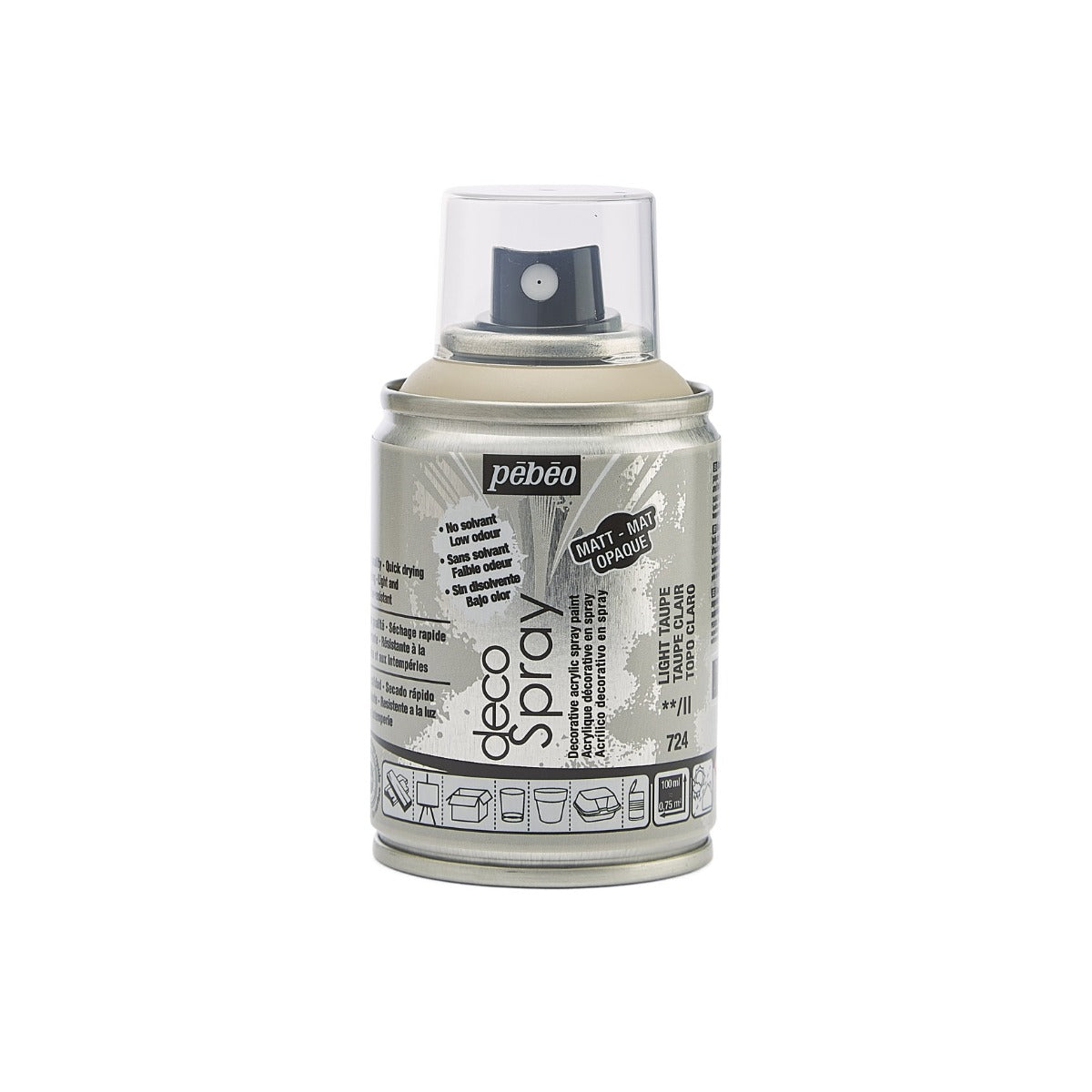 Pebeo Decospray Acryl Decoratieverf 100 ml - Licht taupe