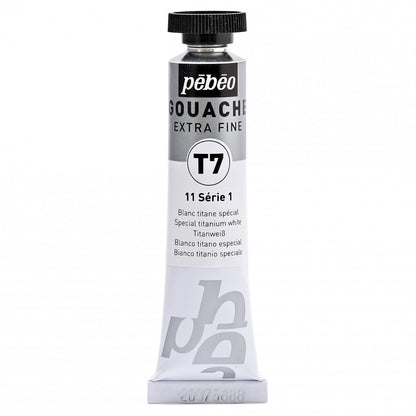 Pebeo Extra-Fijne Gouache T7 20 ml - Speciaal Titaanwit