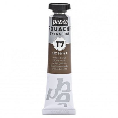 Pebeo Extra-Fijne Gouache T7 20 ml - Omber Gebrand