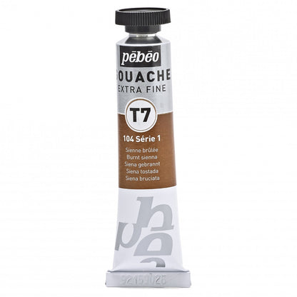 Pebeo Extra-Fijne Gouache T7 20 ml - Sienna Gebrand