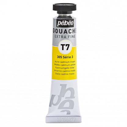 Pebeo Extra-Fijne Gouache T7 20 ml - Medium Cadmiumgeel